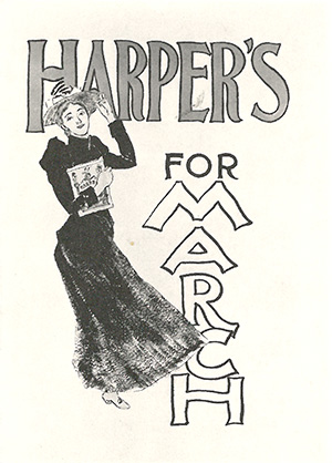 Poster by Edward Penfield for Harper's New Monthly Magazine, March 1893